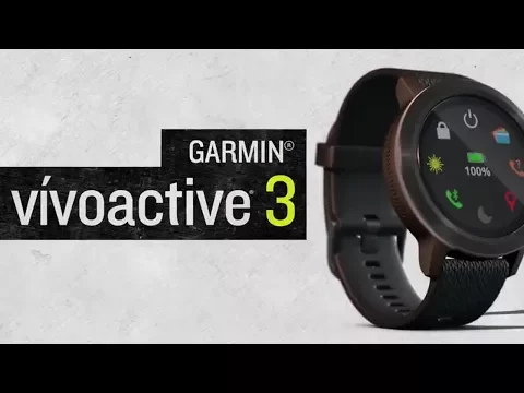 Video zu Garmin Vívoactive 3 schwarz/schiefer