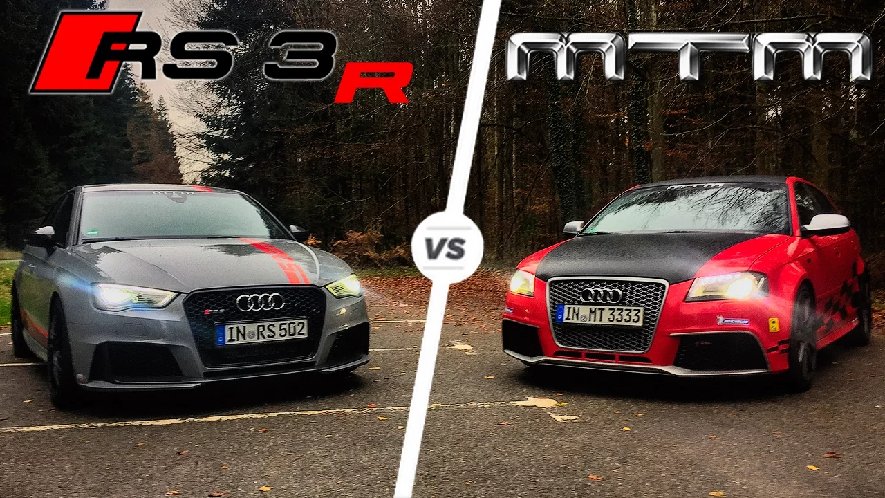 Audi RS3 R 8V MTM 502 HP vs Audi RS3 8P MTM 472 HP POV