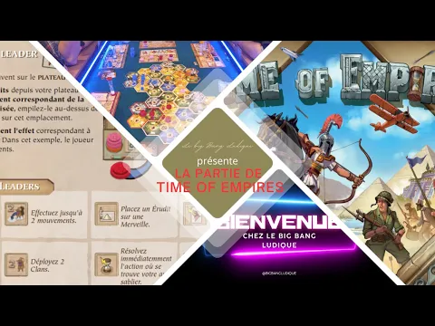 La partie de time of empires-😀 le #jds - a 4 joueurs en temps réel ! #j2s #jdp #jeudesociete