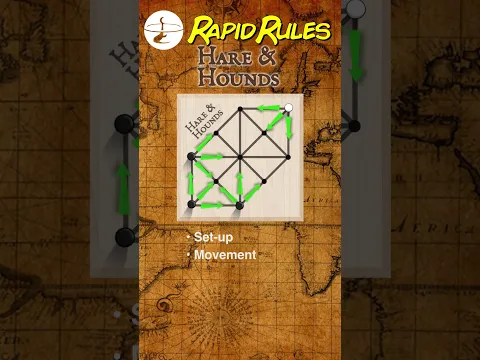 Hare & Hounds, also known as "The French Military Game" is a great step up from TicTacToe!