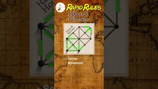 Hare & Hounds, also known as "The French Military Game" is a great step up from TicTacToe!