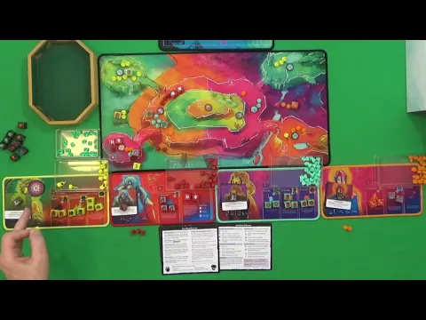 Wroth (Chip Theory Games) Solo 4 player replay with 20 high speed coda.