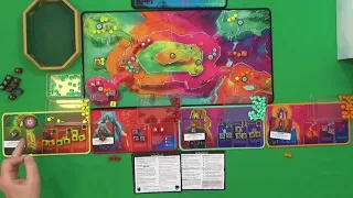 Wroth (Chip Theory Games) Solo 4 player replay with 20 high speed coda.