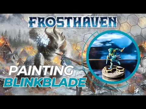 Painting Blinkblade miniature from Frosthaven #frosthaven @cephalofairgames