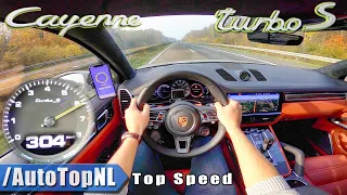 680HP PORSCHE CAYENNE TURBO S | 304km/h AUTOBAHN POV (NO SPEED LIMIT) by AutoTopNL