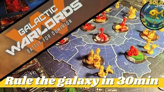GALACTIC WARLORDS: conquer space and have fun (review/gameplay)