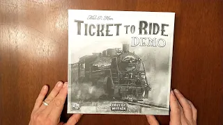 Ticket to Ride Demo Unboxing