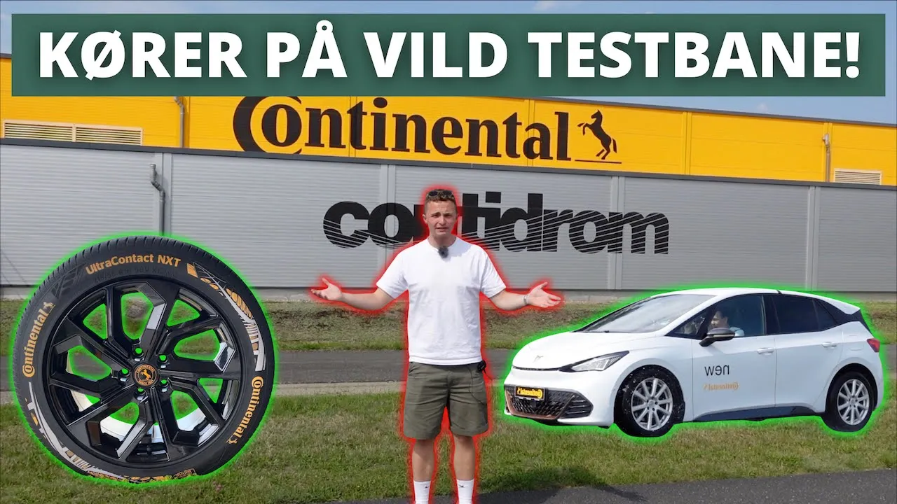 Chokerende resultater på testbanen...! (Reklame for Continental)