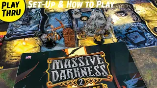 How to Play MASSIVE DARKNESS 2 HELLSCAPE Set-Up, Basics of Play, and Tutorial Playthrough