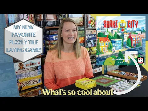 SHAKE THAT CITY | Preview & Overview of this Puzzly, Tile-Laying Family Game
