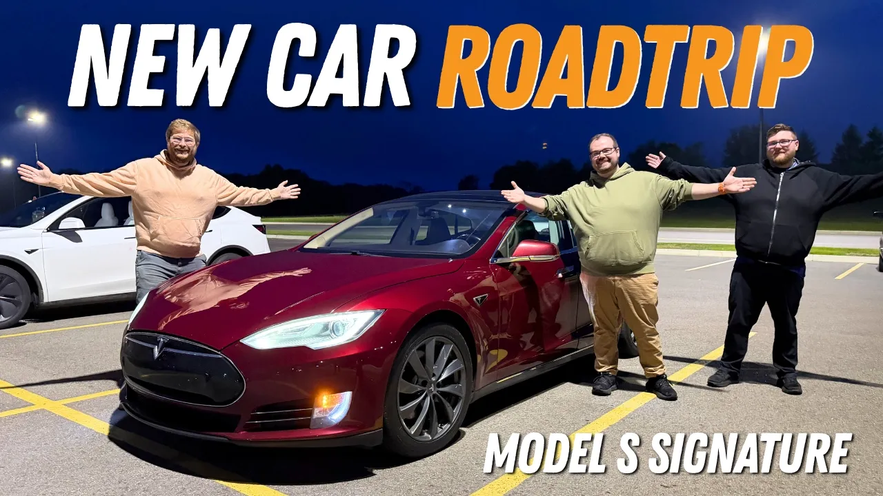 Going Back In Time! 2012 Tesla Model S Signature Road Trip