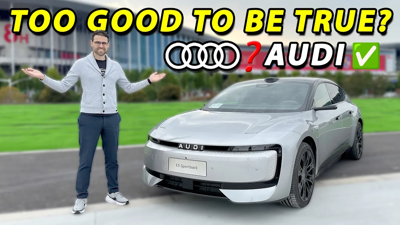 The best Audi without rings?! Audi E5 Sportback exclusive driving REVIEW