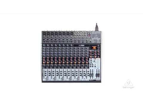 Product video thumbnail for Behringer Xenyx X2222USB 22-Channel Mixer with Gator Bag