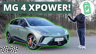 Kør fra en SUPERBIL til UNDER 300K...! MG 4 XPOWER TEST