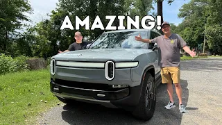 This Truck is AMAZING! 2022 Rivian R1T Quad First Drive and Review