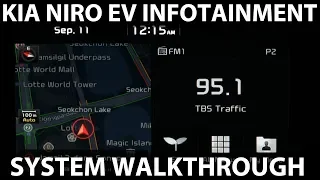 Kia Niro EV infotainment system walkthrough