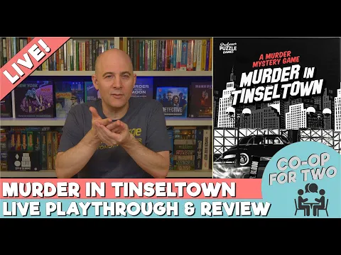 Murder in Tinseltown - Live Playthrough then Review