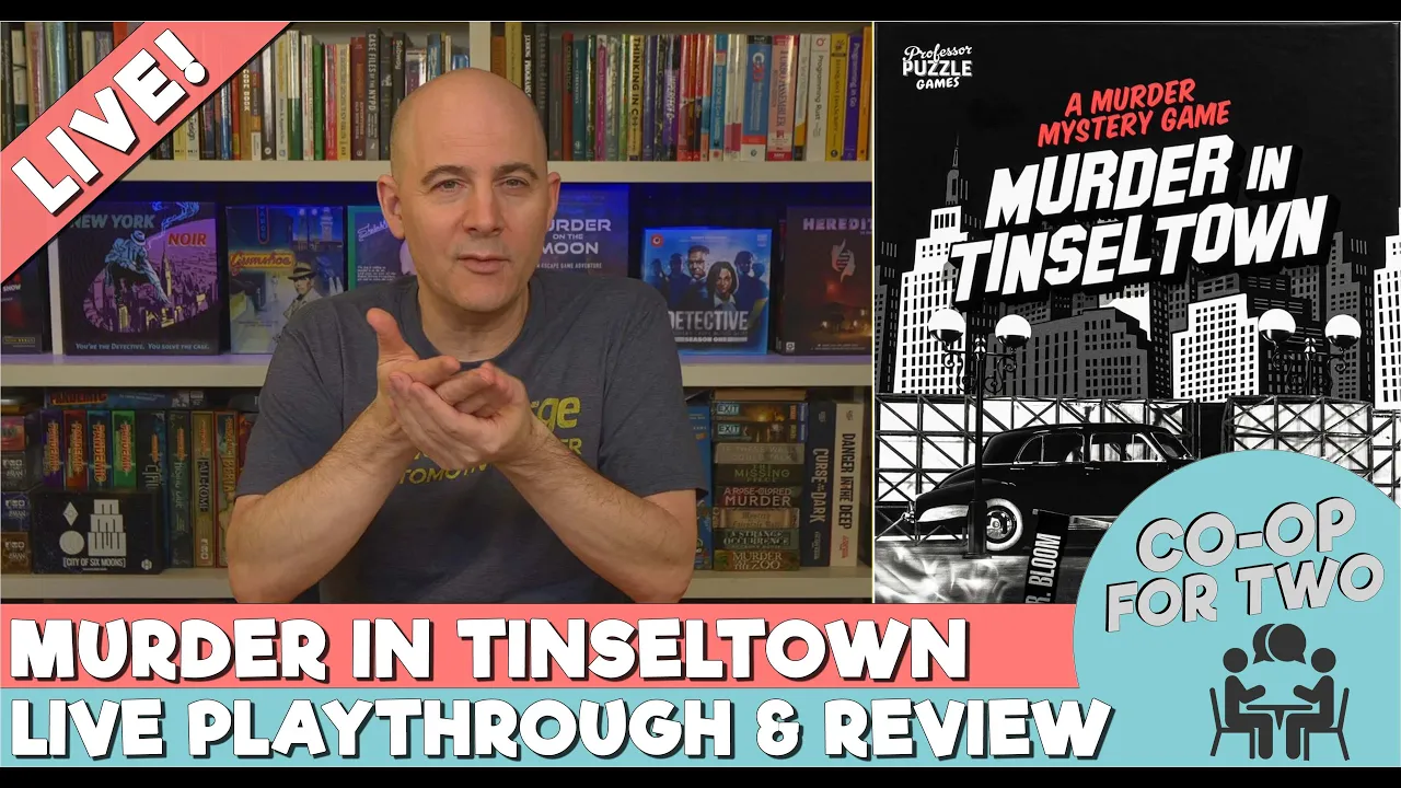 Murder in Tinseltown - Live Playthrough then Review