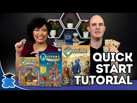 Orléans - Start Playing in 13 Minutes. Including Expansions Invasion and Trade & Intrigue