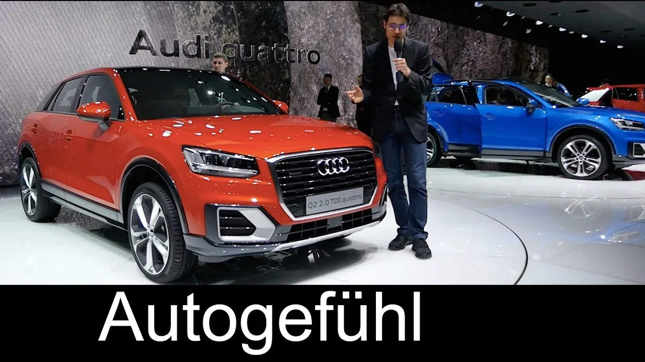Audi Q2 REVIEW premiere Exterior/Interior/Colours all-new small SUV neu