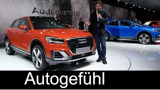 Audi Q2 REVIEW premiere Exterior/Interior/Colours all-new small SUV neu