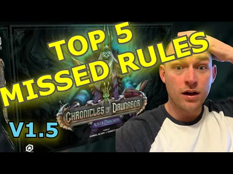 5 Most MISSED Rules - Chronicles of Drunagor V1.5