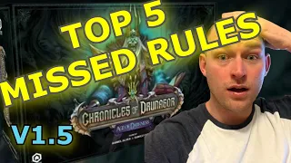 5 Most MISSED Rules - Chronicles of Drunagor V1.5