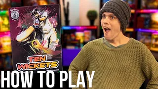 How to Play Ten Wickets - The Cricket Card Game!
