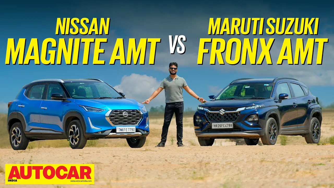 Nissan Magnite AMT vs Maruti Suzuki Fronx AMT - Automatic Choice | Comparison | ​⁠@autocarindia1