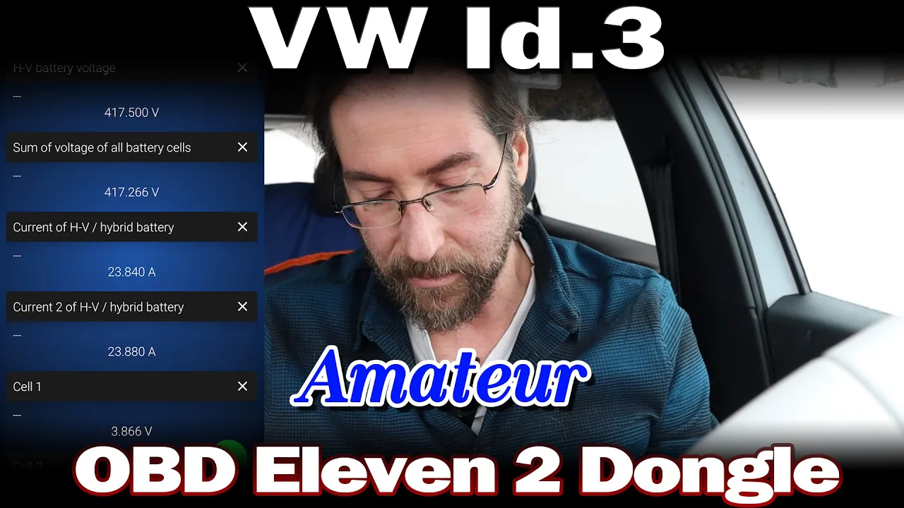 VW Id.3 - Amateur tries the OBD Eleven II