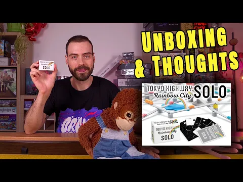 Tokyo Highway: Rainbow City - SOLO | Unboxing & Thoughts | Dexterity Board Game