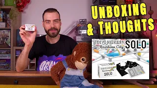 Tokyo Highway: Rainbow City - SOLO | Unboxing & Thoughts | Dexterity Board Game