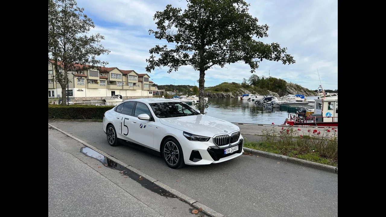 Test av BMW i5 eDrive40 høst og vinter