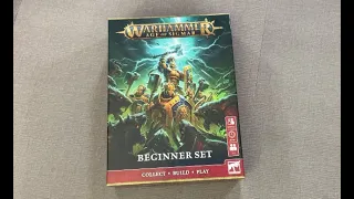 The Discriminating Gamer: Warhammer Age of Sigmar: Beginner Set unboxing with Ray