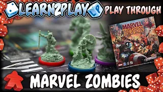 Learn to Play Presents: Marvel Zombies Play Through mission 2