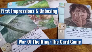 War Of The Ring: The Card Game - First Impressions & Unboxing