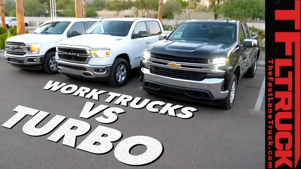Work Truck Wars: 2019 Chevy Silverado 4-Cylinder Turbo vs Ford F150 vs Ram 1500 Review
