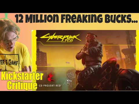 The Official Cyberpunk Trading Card Game Kickstarter Critique Review - Move over Magic and Lorcana