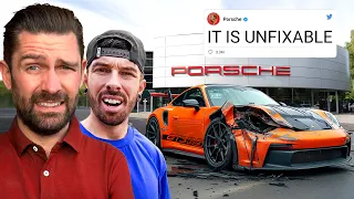 PORSCHE WANT BACK MY WRECKED GT3 RS THAT MAT ARMSTRONG REBUILT