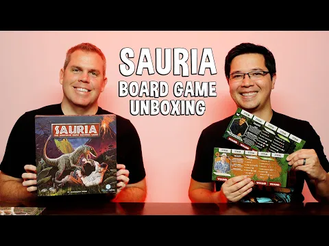 Unboxing Sauria - Dinosaur Survival Board Game