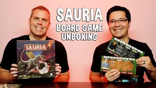 Unboxing Sauria - Dinosaur Survival Board Game