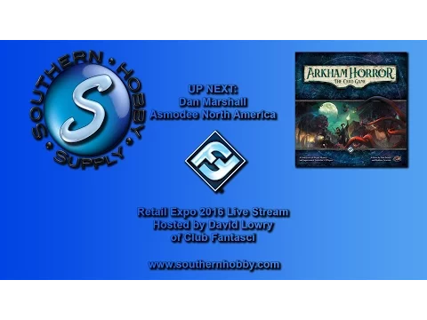 Arkham Horror The Card Game Demo at the Southern Hobby Supply Retail Expo