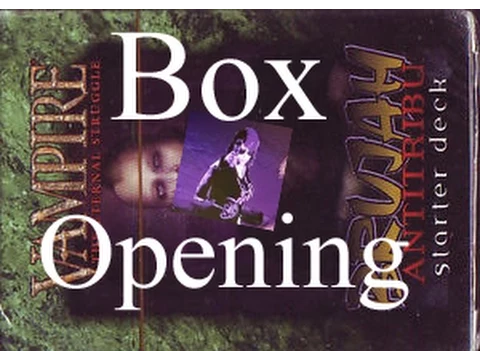 Box Opening of VTES Brujah Antitribu Starter