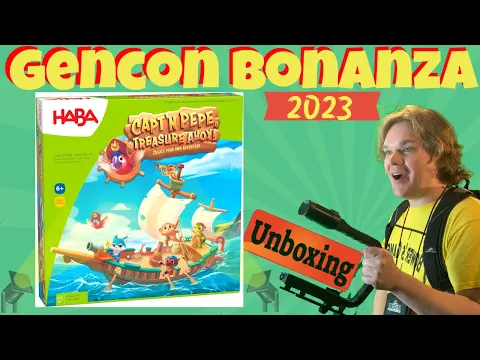 Capt'n Pepe: Treasure Ahoy! Hot LEGACY Game Unboxing at Gen Con 2023. Spoilers!