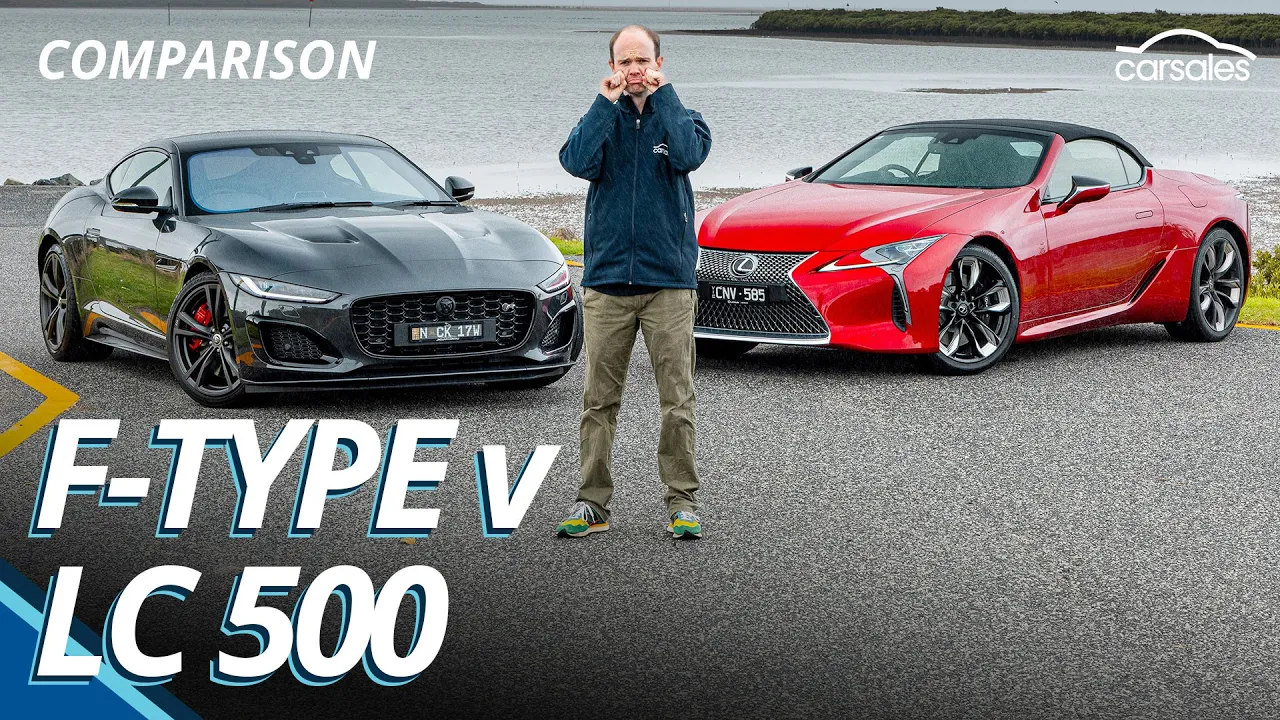 2024 Jaguar F-TYPE R v Lexus LC 500 Comparison | All hail the mighty V8!