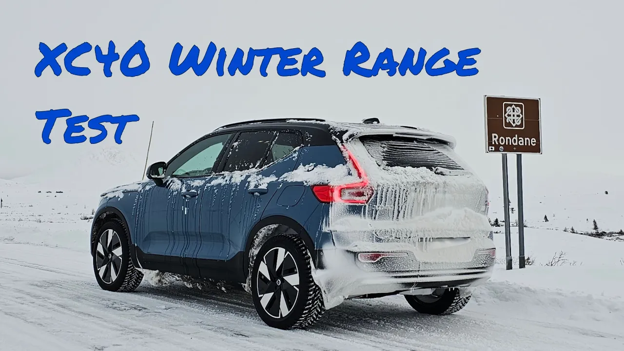 XC40 Winter Range Test 🥶 Magical View