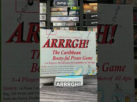 Let’s unbox Arrrgh! The Caribbean Booty-ful Pirate Game. #boardgames #arrrgh #pirates #boardgamegeek