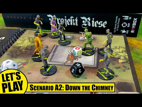 ESCAPE FROM PROJEKT RIESE Solo Playthrough - Scenario A2 Combat Tutorial: Down the Chimney RAYBOX