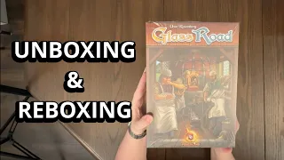 Glass Road - Board Game Unboxing & Reboxing - What's Inside the box?