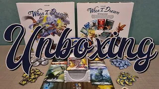 When I Dream - ASMR Board Game Unboxing
